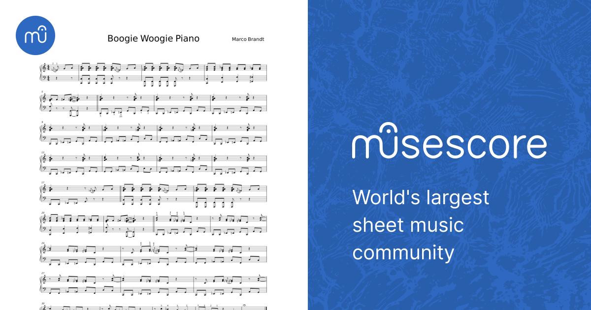 BOOGIE WOOGIE ピアノ楽譜 ☆ Fabian Beltran-Original Boogie Woogie Sheet Music pdf