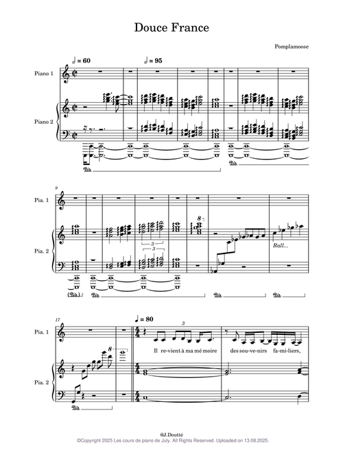 Douce france – Charles Trenet
