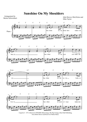Play Official version of My sweet lady Sheet Music by John