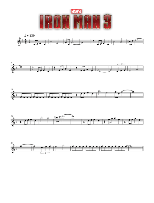 Iron Man 3 Theme (Alto Saxophone)