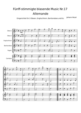 Free Johann Christoph Pezel sheet music | Download PDF or