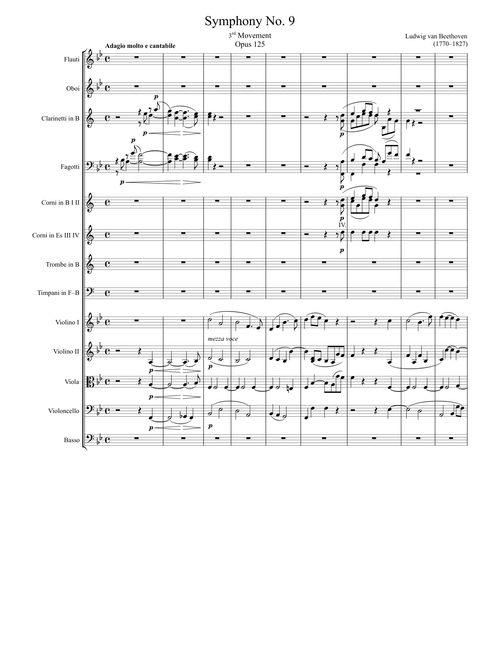 Symphony No. 9, 3rd Movement