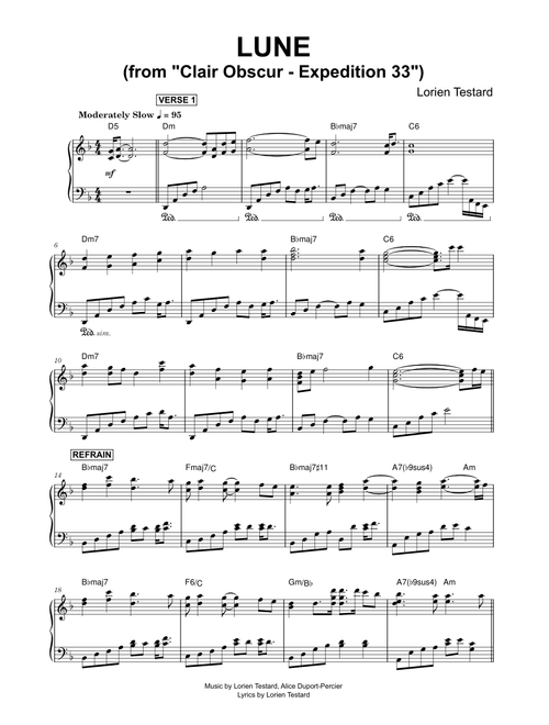 Lune (from Clair Obscur - Expedition 33) - Lorien Testard (Piano Solo)