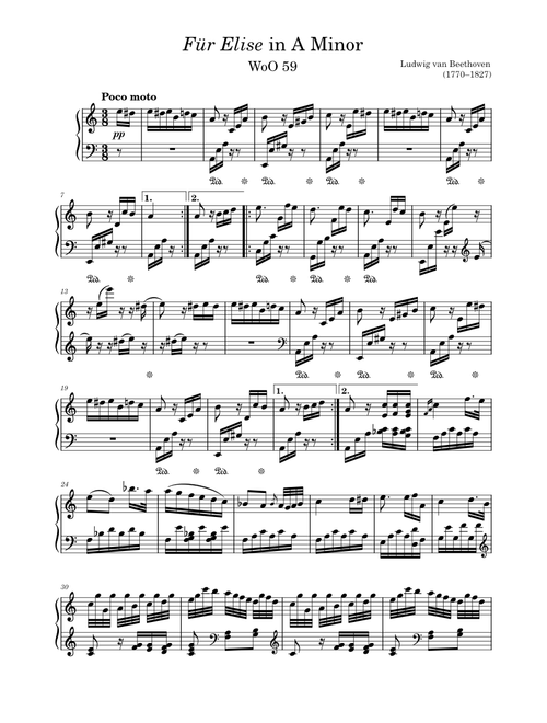 Für Elise – Beethoven