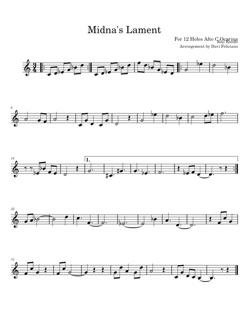Midna's Lament – Koji Kondo (近藤 浩治)