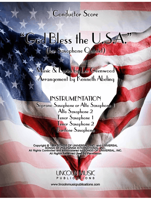 God Bless The U.s.a. (Arr. Kenneth Abeling) - Lee Greenwood (Woodwind Ensemble)