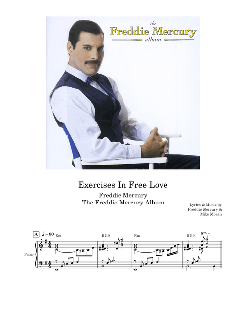 Exercises In Free Love - Freddie Mercury