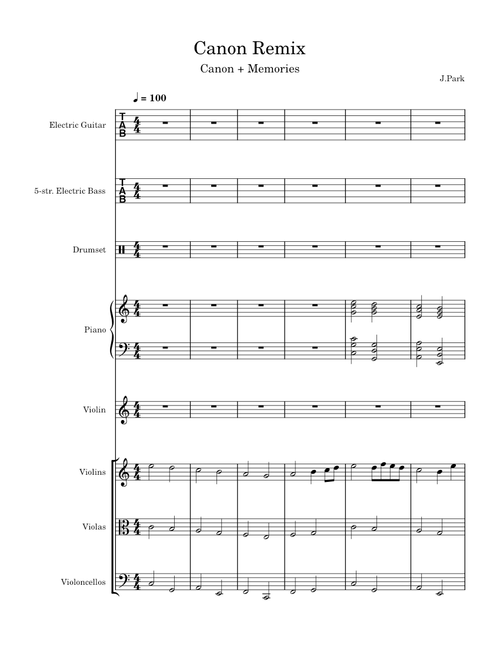 Canon in c – Johann Pachelbel Canon Remix (Mixed w. Memories)
