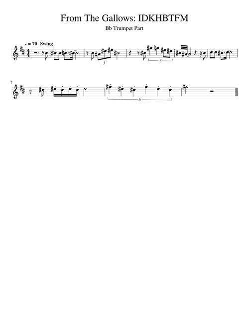 From The Gallows Bb Trumpet