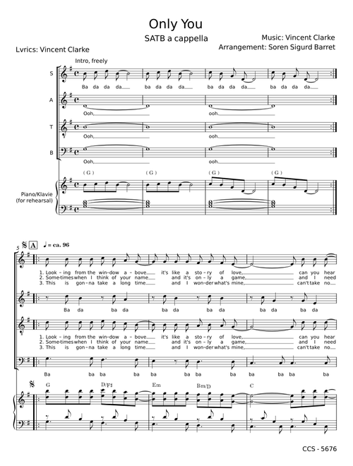 Only You - Vincent Clarke