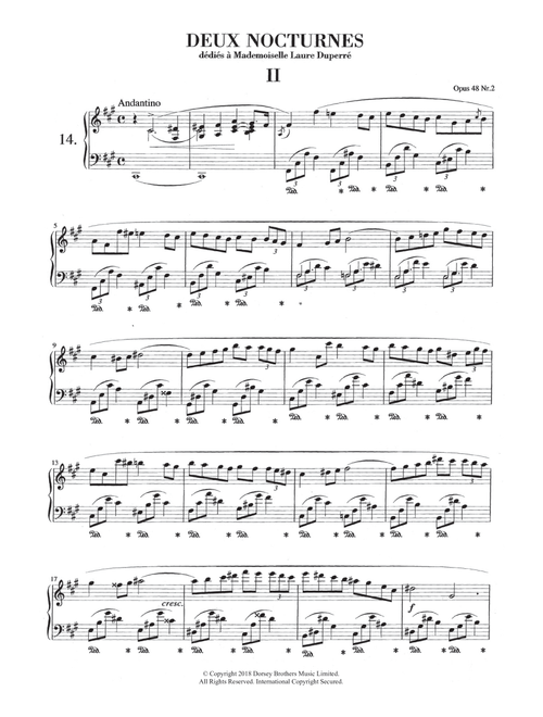 Nocturne in F Sharp Minor Op.48, No.2 - Frédéric Chopin (Piano Solo)