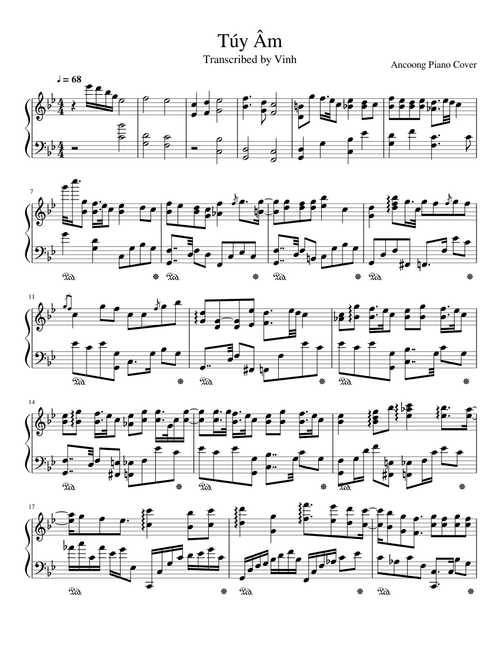 Túy Âm - Ancoong Piano Cover