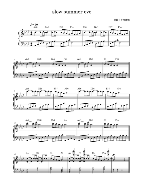 Slow summer eve – Kensuke Ushio
