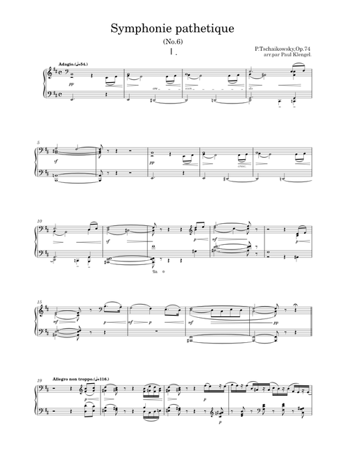 Symphony No.6, Op.74 – Pyotr Ilyich Tchaikovsky - Paul.Klengel