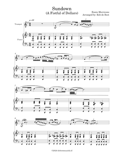 Sundown - Ennio Morricone