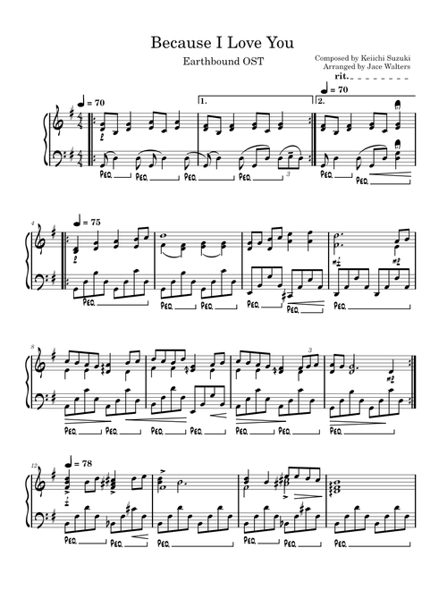 Because I Love You - Earthbound