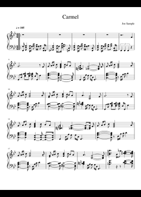 Free Joe Sample sheet music | Download PDF or print on MuseScore.com