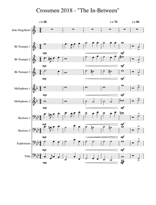 [WIP] - Crossmen 2018 - "The In-Between" - Full Show! - Brass Score