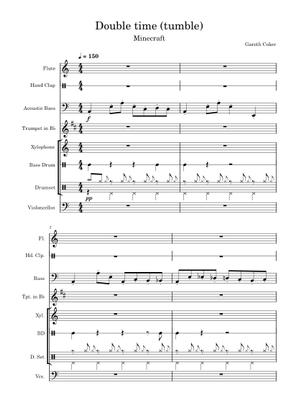 Double Time – Gareth Coker Double Time Sheet Music for Saxophone alto ...