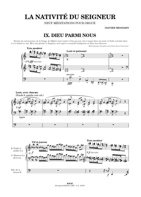 Free Olivier Messiaen sheet music | Download PDF or print on
