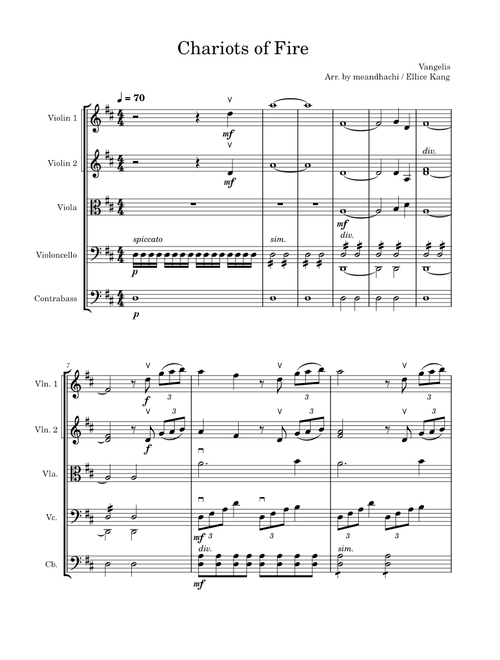 Chariots of Fire- Vangelis