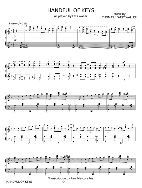 Handful of Keys - Fats Waller