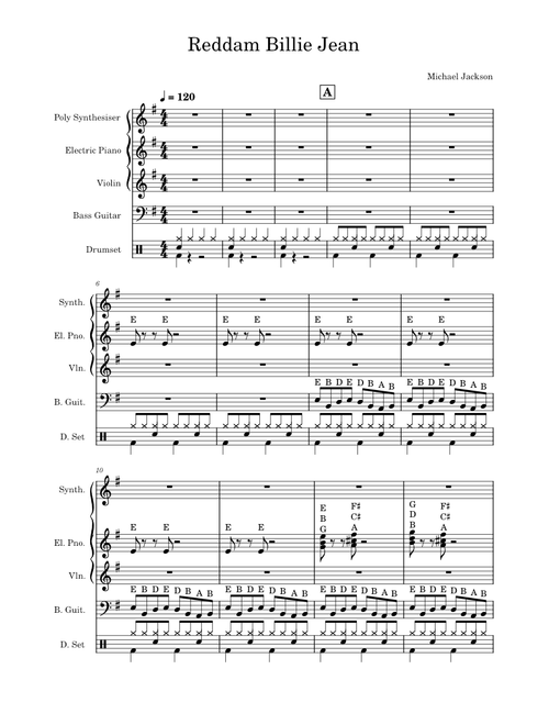 Billie jean – Michael Jackson Reddam Billie Jean