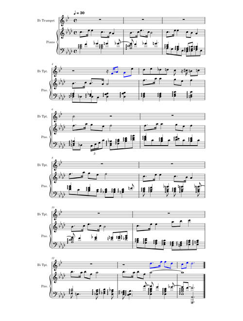(re)harmony homework (piano, trumpet)