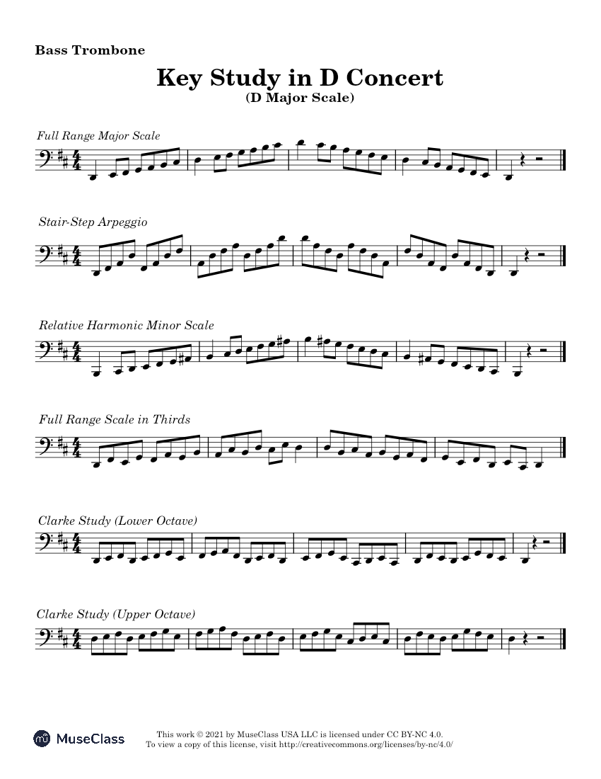 D on trombone cheap