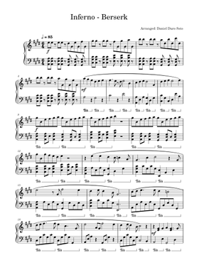 Free 9mm Parabellum Bullet sheet music | Download PDF or print on