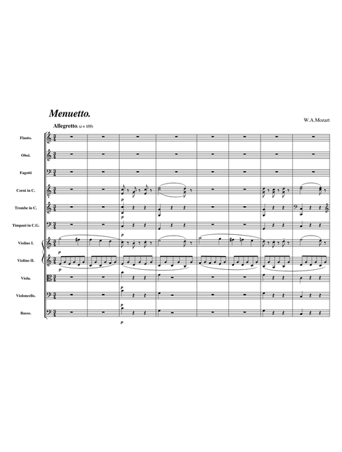 W.A.Mozart - Symphony No. 41 in C major "Jupiter" - 3rd movement