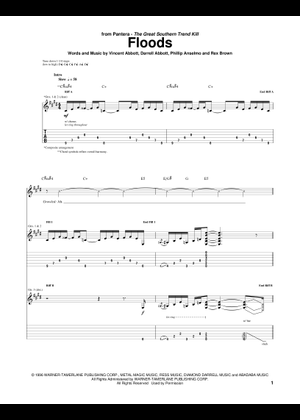 floods-outro-pantera-sheet-music-for-piano-solo-easy-musescore