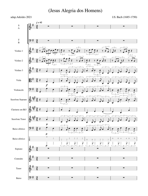 Jesus Alegria dos homens – Johann Sebastian Bach