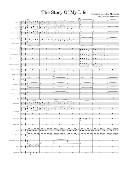 The Story of My Life – One Direction The Story of My Life – Concert Band