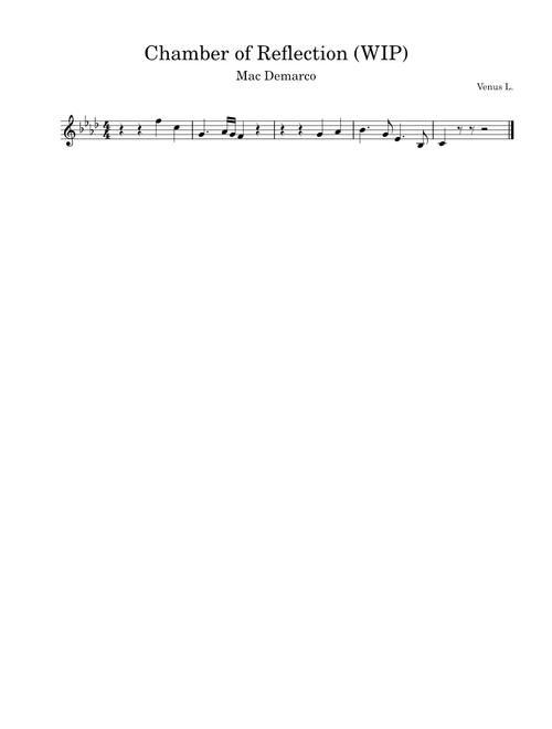Chamber of reflection – Mac DeMarco Chamber of Reflection – Alto Sax