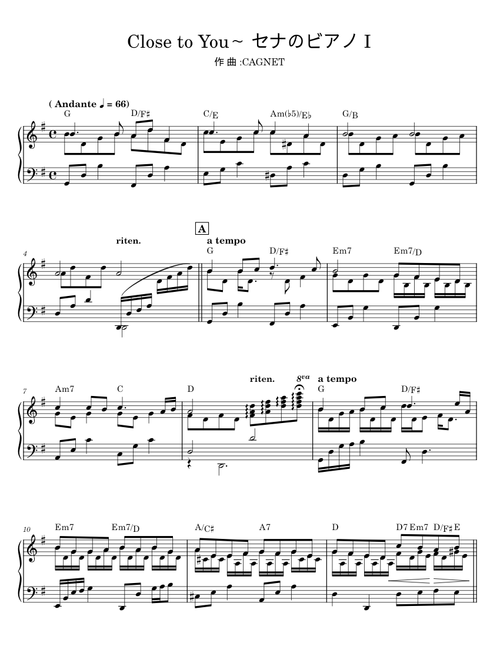 Close to You - CAGNET