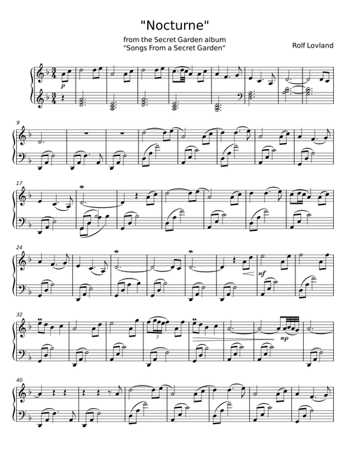 Nocturne - Rolf Lovland