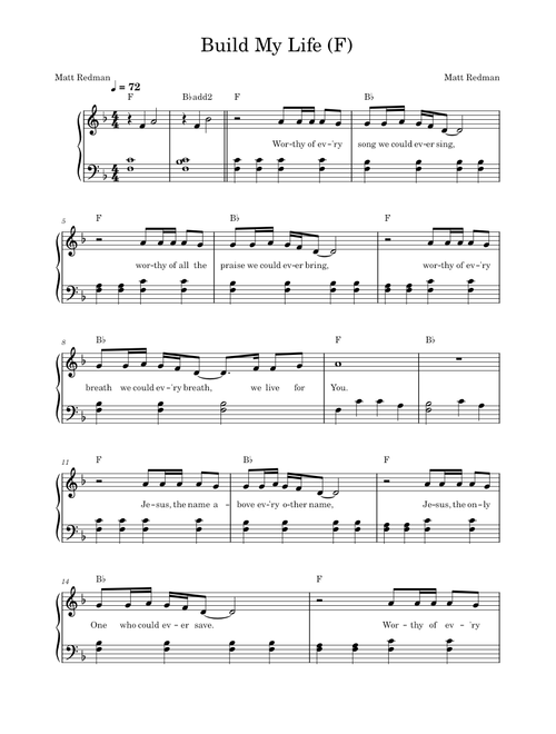Build My Life – Matt Redman Build My Life