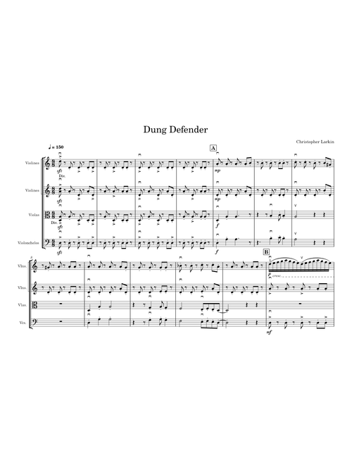 Dung Defender – Christopher Larkin