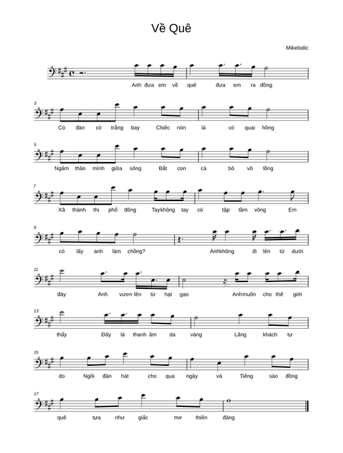 Về Quê Mikelodic – Mikelodic