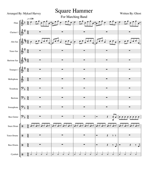 "Square Hammer" - Ghost (Marching Band)