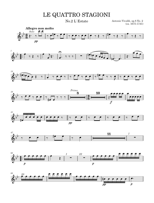La Primavera – Antonio Vivaldi