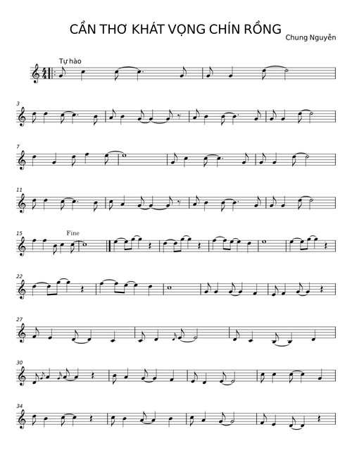 CẦN THƠ KHÁT VỌNG CHÍN RỒNG - Chung Nguyễn