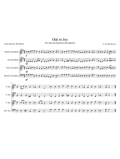 Ode to Joy
