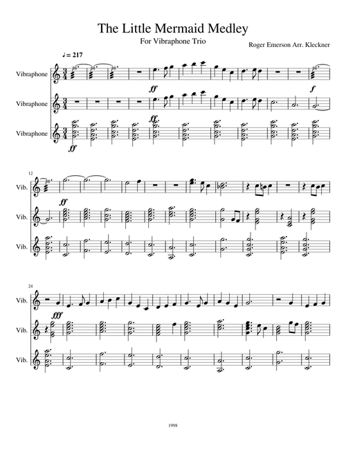 The Little Mermaid Medley