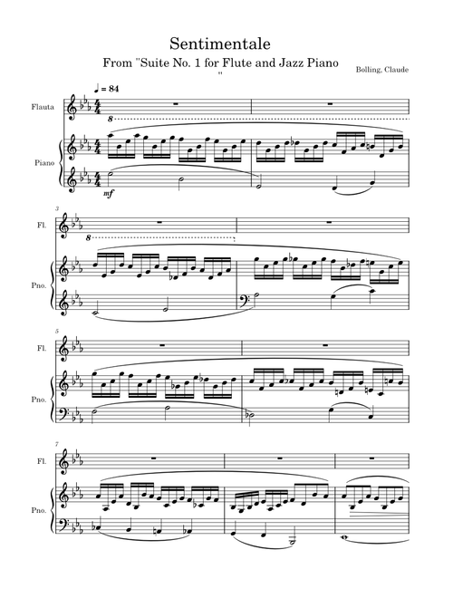 Sentimentale – Claude Bolling