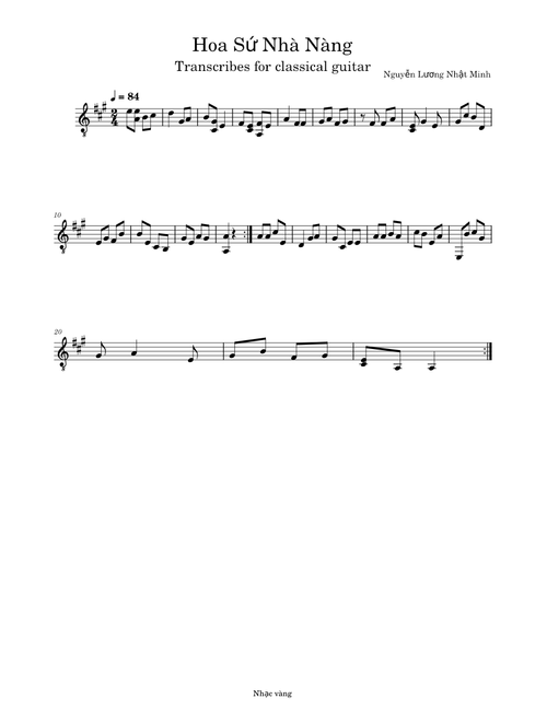 Hoa Sứ Nhà Nàng