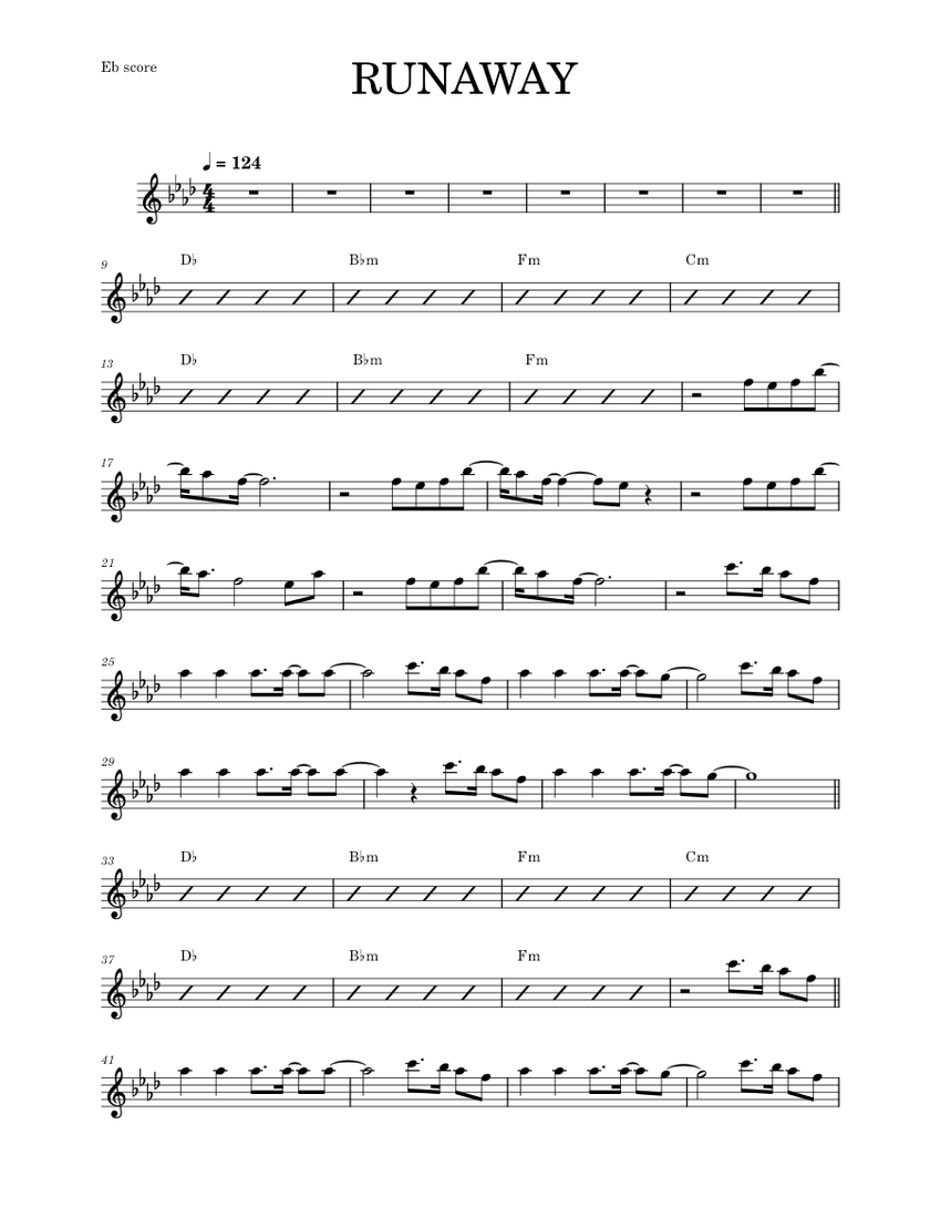 Runaway (Galantis) (ALTO SAX RMX) piano tutorial