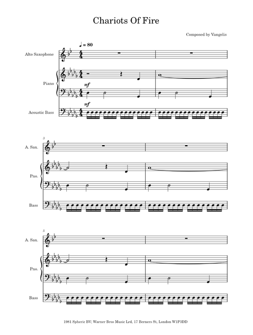 Chariots of Fire – Vangelis