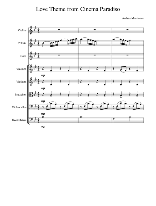 Love Theme from Cinema Paradiso